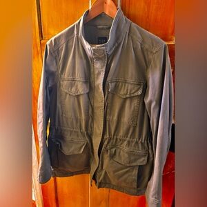 GAP Khaki Green Womens Utility Jacket